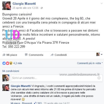 giorgio compleanno