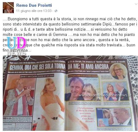 remo uomini e donne