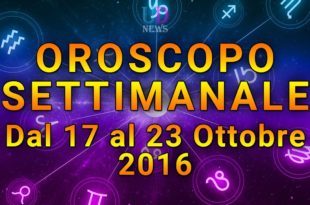 oroscopo settimanale 17-23 ottobre 2016