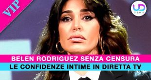 Belen Rodriguez: Le Confidenze Intime in Diretta TV