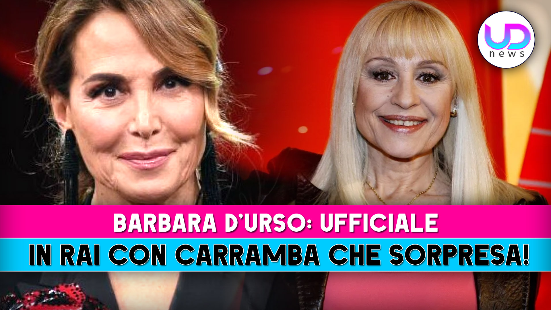 barbara d8217urso ufficiale in rai con carramba che sorpresa
