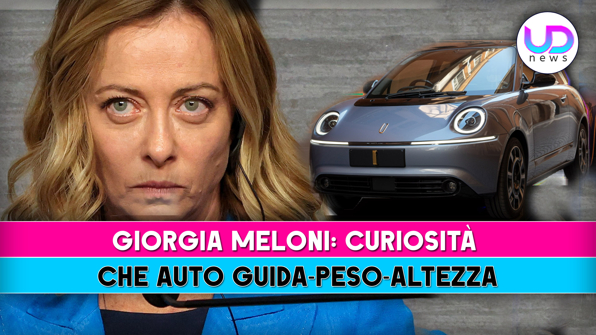 giorgia meloni curiosit224 che auto guida peso ed altezza