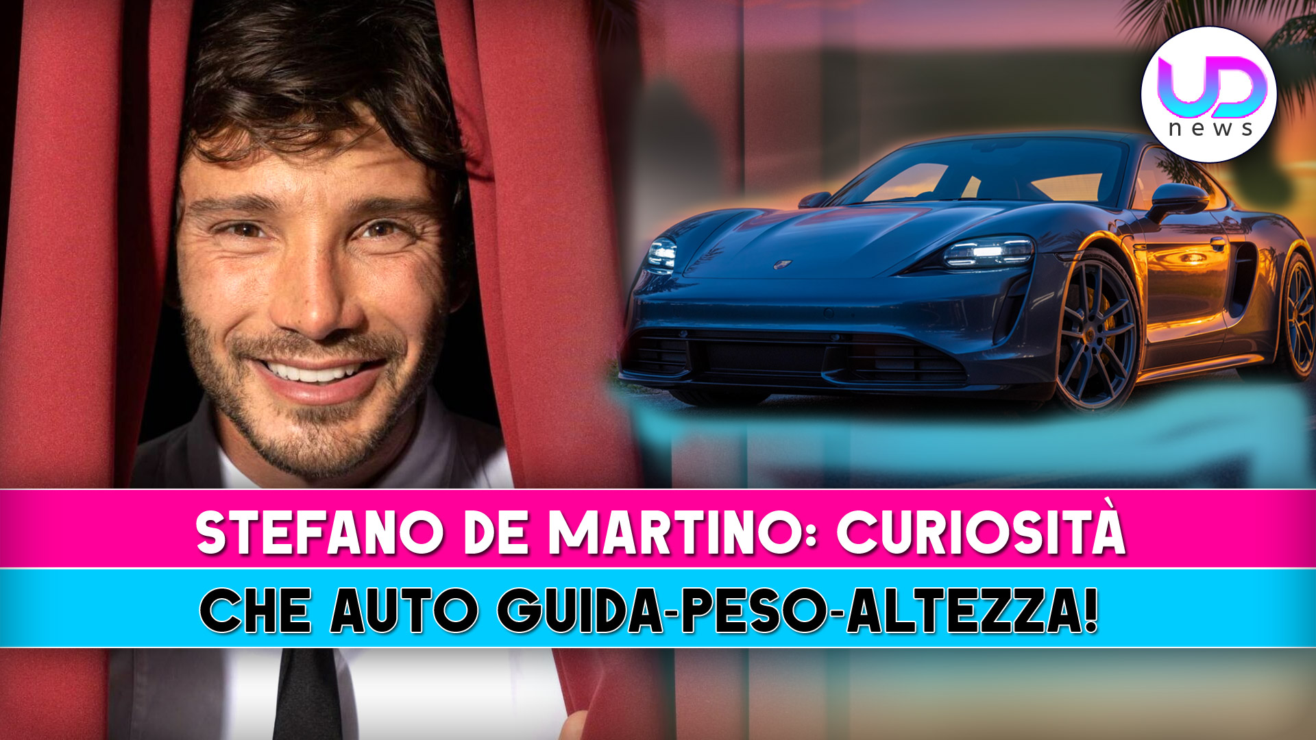 stefano de martino curiosit224 altezza peso e che auto guida