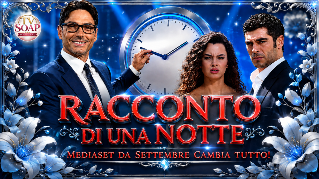 Racconto Di Una Notte, Cambia Tutto: I nuovi Orari da settembre! Racconto Di Una Notte, Cambia Tutto: I nuovi Orari da settembre!